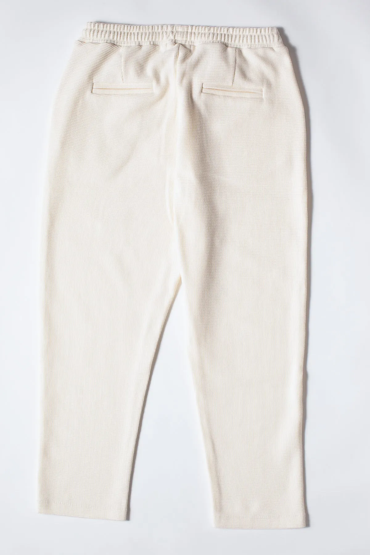 08 / Waffle Trousers Off White