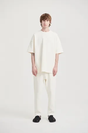 08 / Waffle Trousers Off White