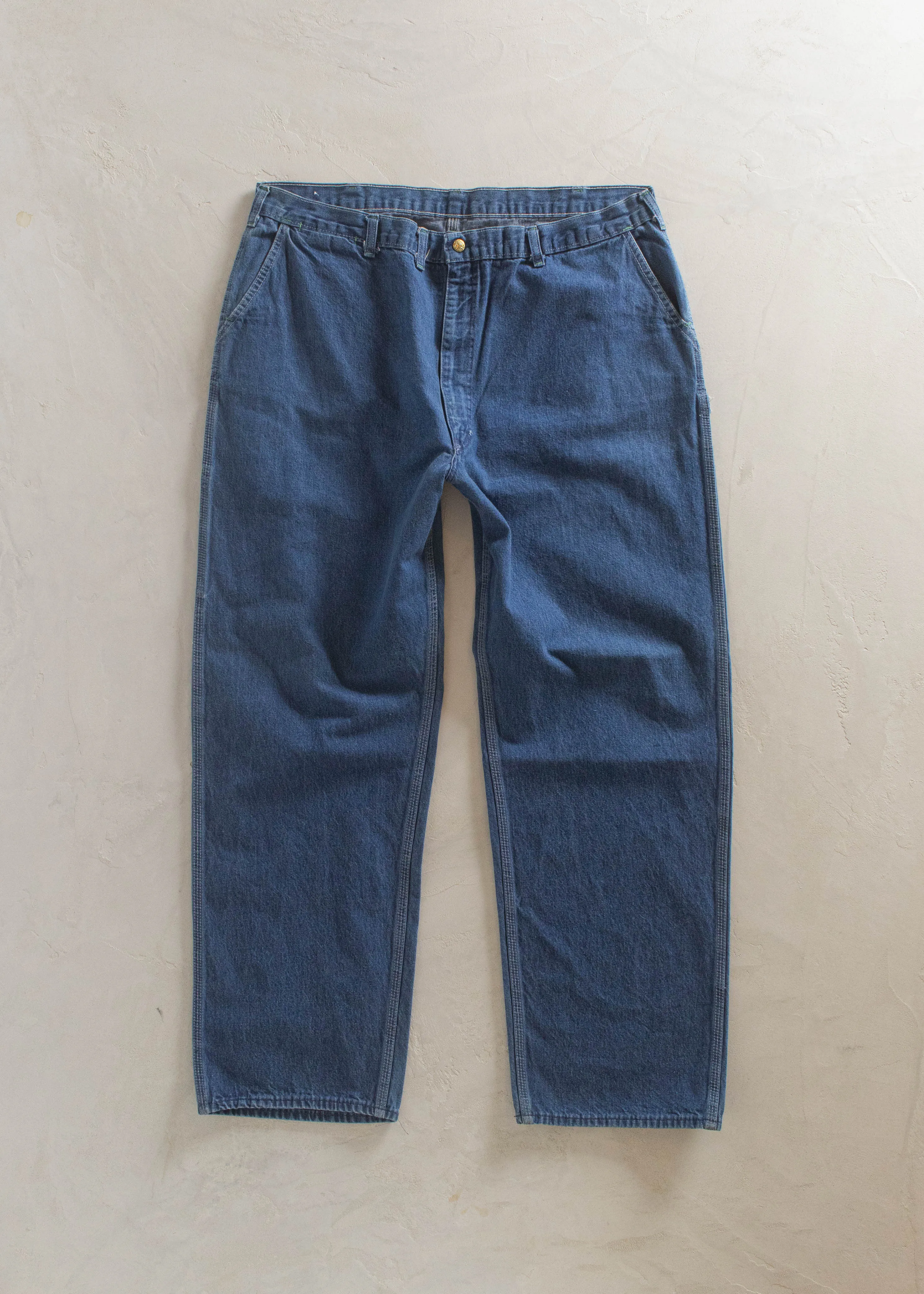 1970s Union Made OshKosh Denim Carpenter Pants Size Women's 40 Men's 42