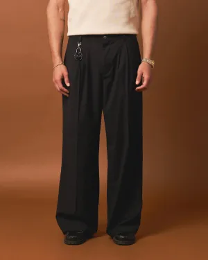 404 Flare Trousers Black