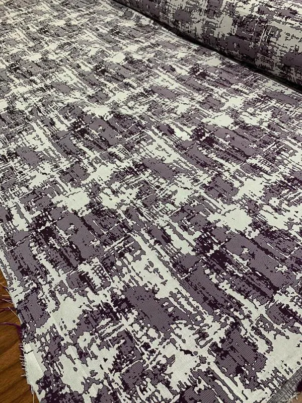 Abstract Brocade - Plum / Lilac