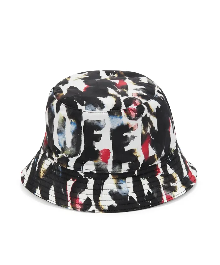 Alexander McQueen abstract-print bucket hat