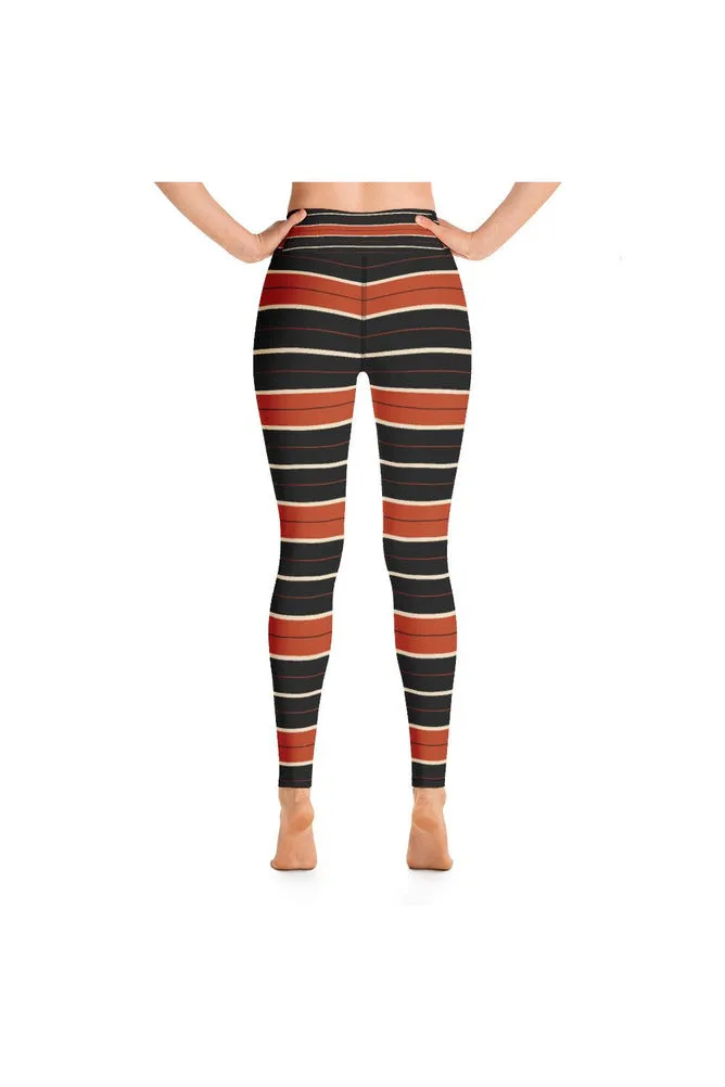 Autumn Rust Yoga Leggings