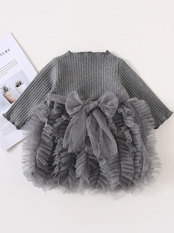 Baby Ruffles and More Ruffles Sweater Dress