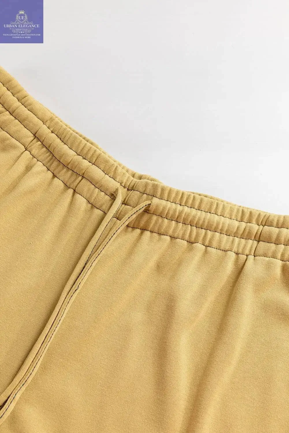 Beige High Waist Plus Size Pants