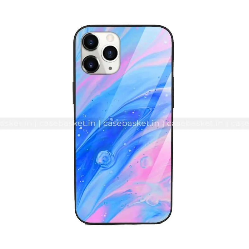 Blue Spread Glass Phone Cover