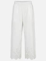 Broderie Anglaise Cotton Pant