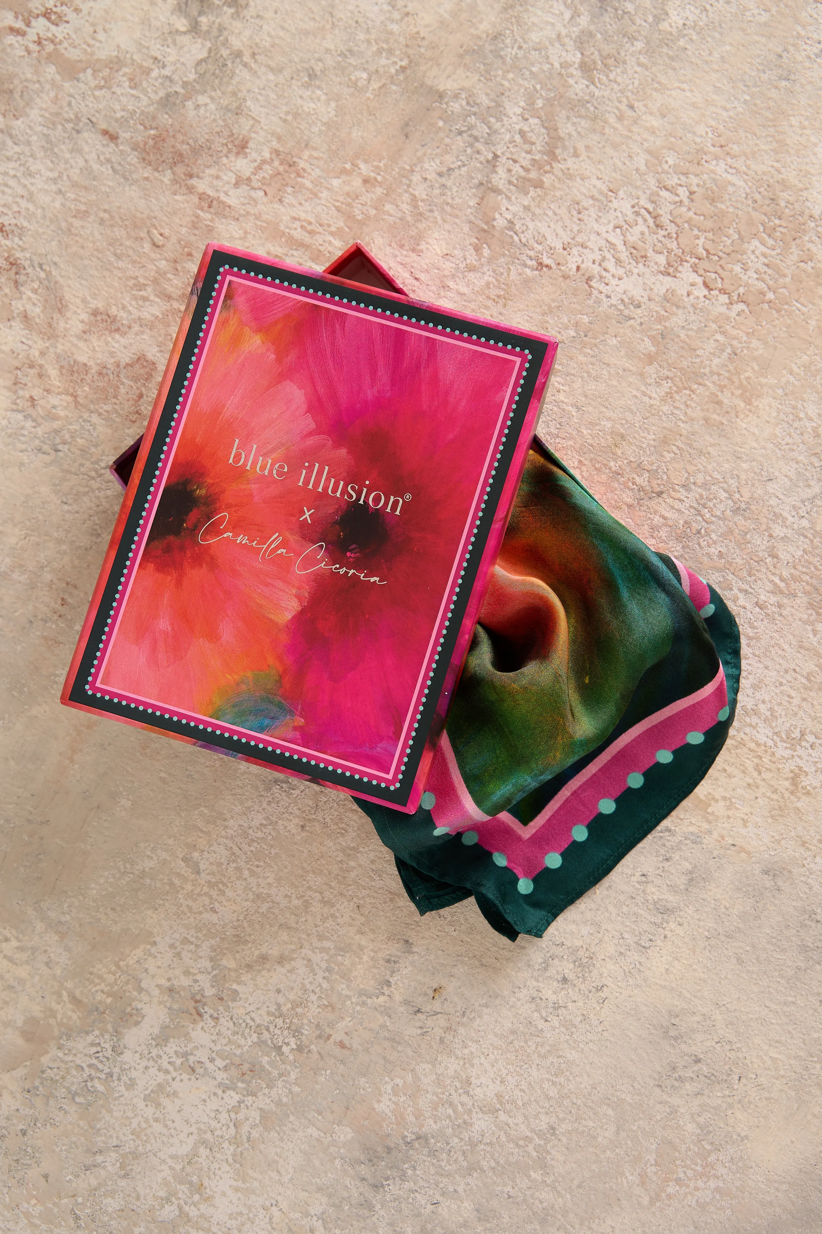 Camilla Paradise Bloom Silk Scarf