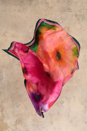 Camilla Paradise Bloom Silk Scarf