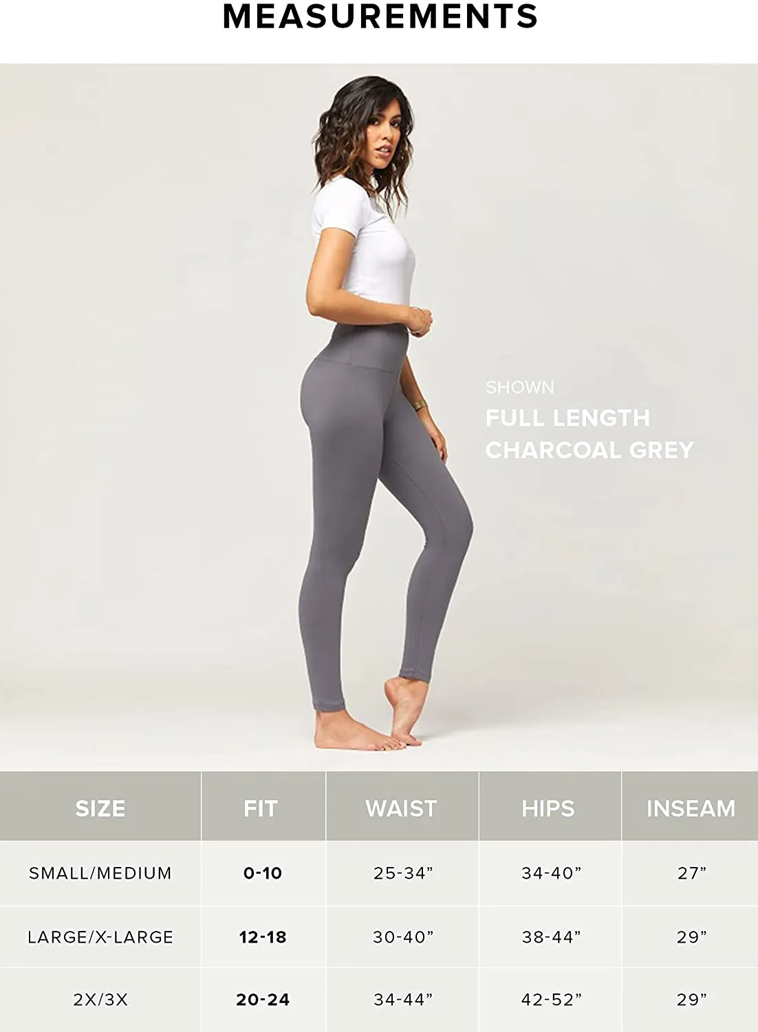 Conceited Ultra Soft High Rise Leggings for Women - Reg and Plus Sizes - Full Length and Capri - High Waist