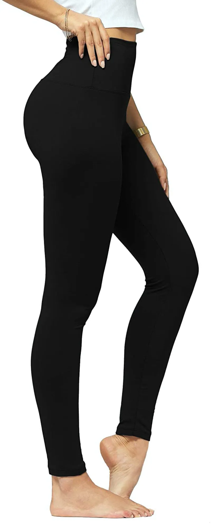 Conceited Ultra Soft High Rise Leggings for Women - Reg and Plus Sizes - Full Length and Capri - High Waist