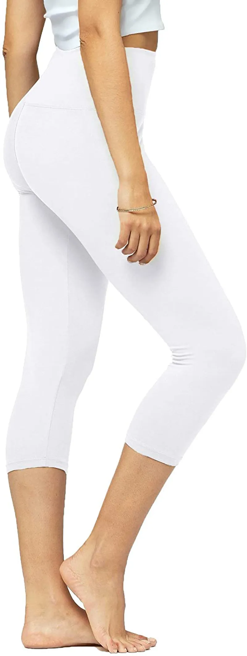 Conceited Ultra Soft High Rise Leggings for Women - Reg and Plus Sizes - Full Length and Capri - High Waist