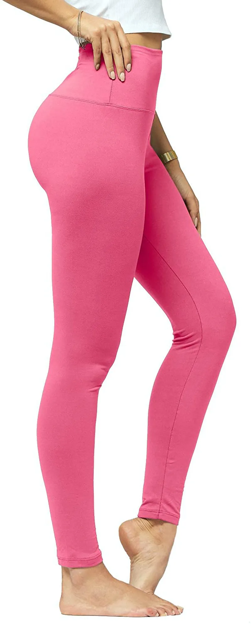 Conceited Ultra Soft High Rise Leggings for Women - Reg and Plus Sizes - Full Length and Capri - High Waist