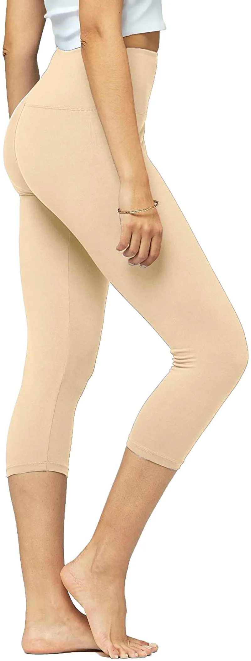 Conceited Ultra Soft High Rise Leggings for Women - Reg and Plus Sizes - Full Length and Capri - High Waist