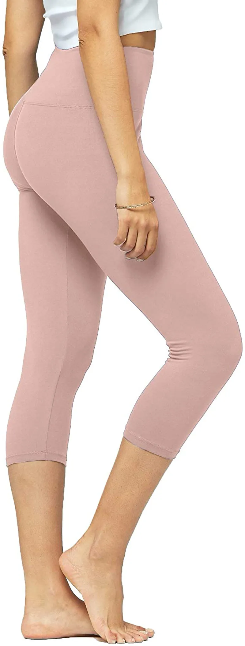 Conceited Ultra Soft High Rise Leggings for Women - Reg and Plus Sizes - Full Length and Capri - High Waist