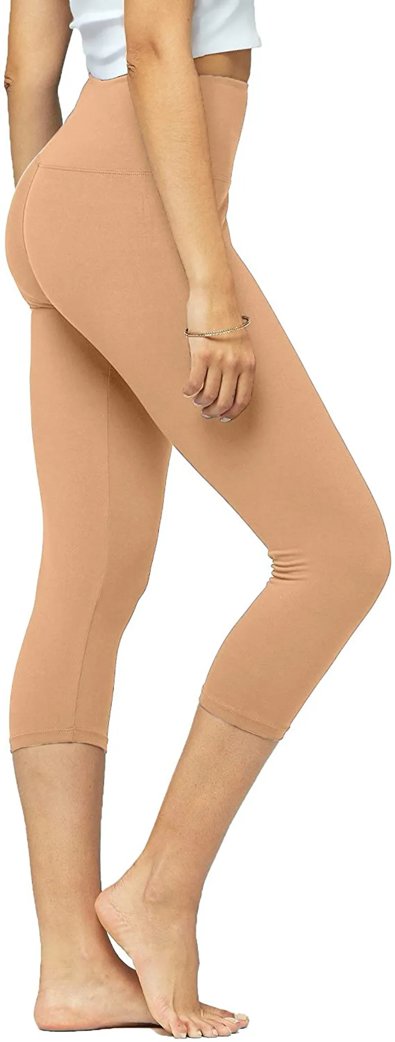 Conceited Ultra Soft High Rise Leggings for Women - Reg and Plus Sizes - Full Length and Capri - High Waist