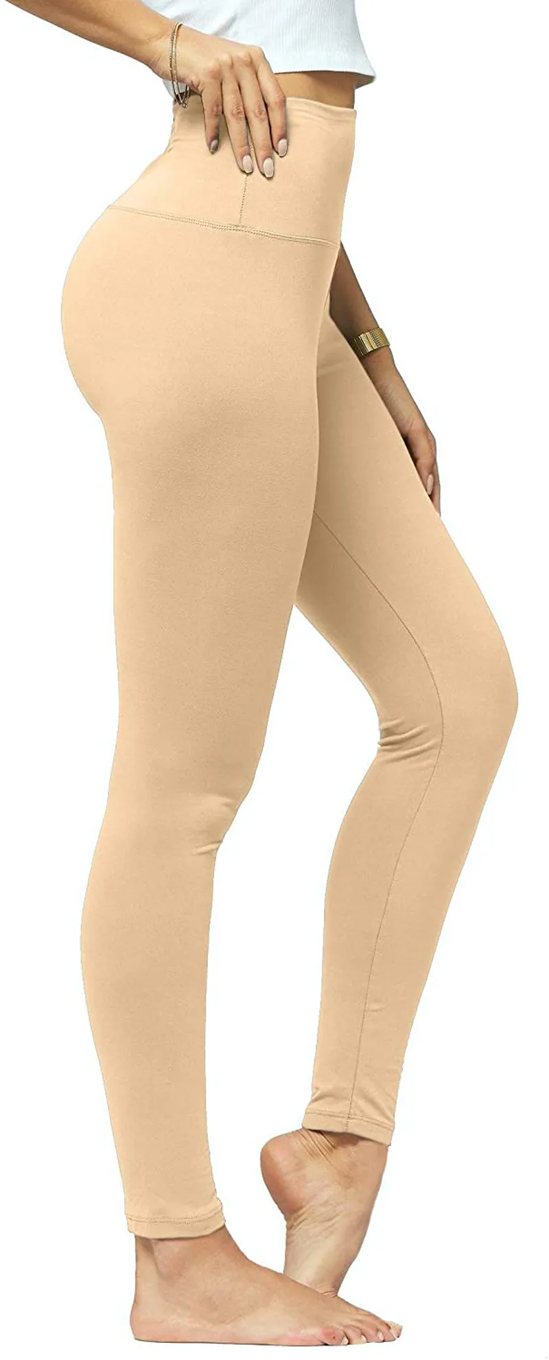 Conceited Ultra Soft High Rise Leggings for Women - Reg and Plus Sizes - Full Length and Capri - High Waist