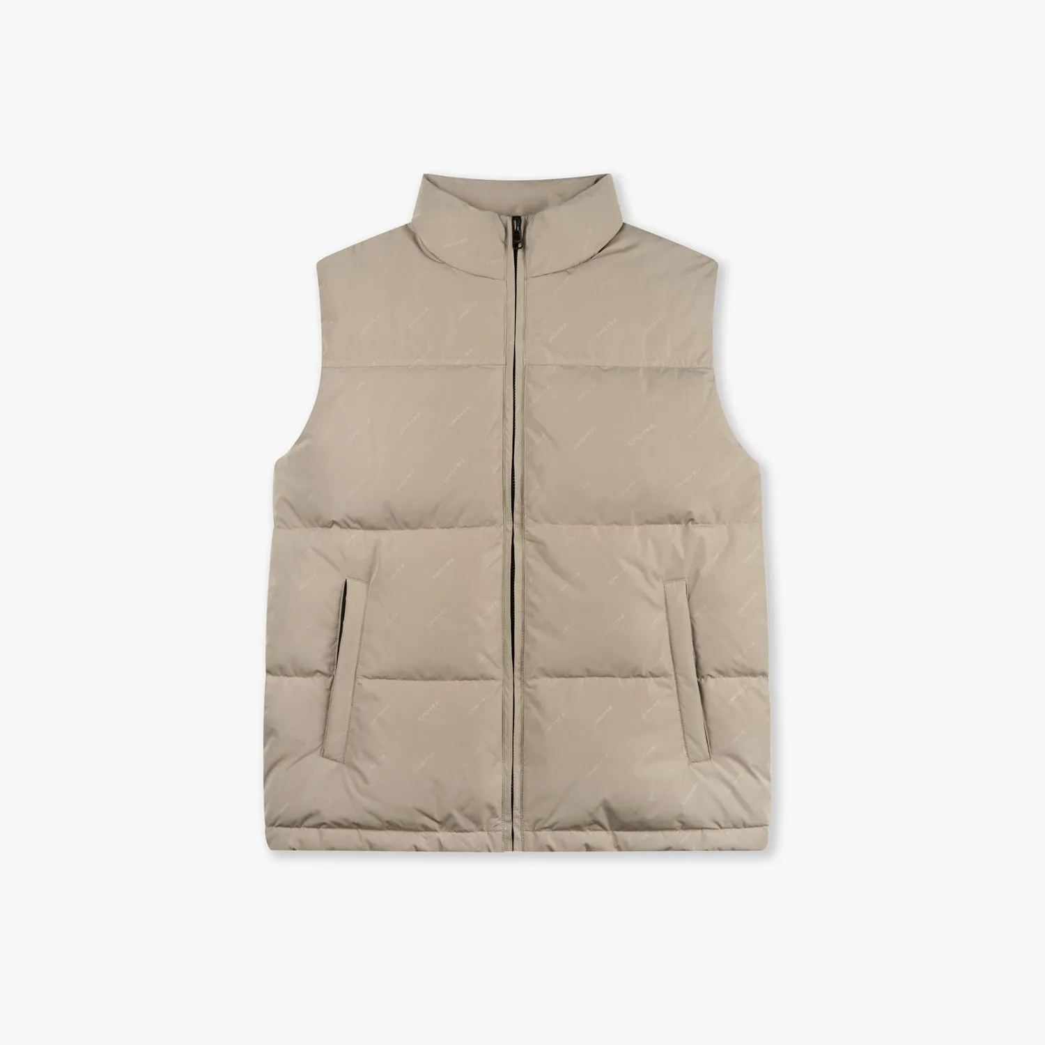 CROYEZ ALLOVER BODYWARMER - VINTAGE KHAKI