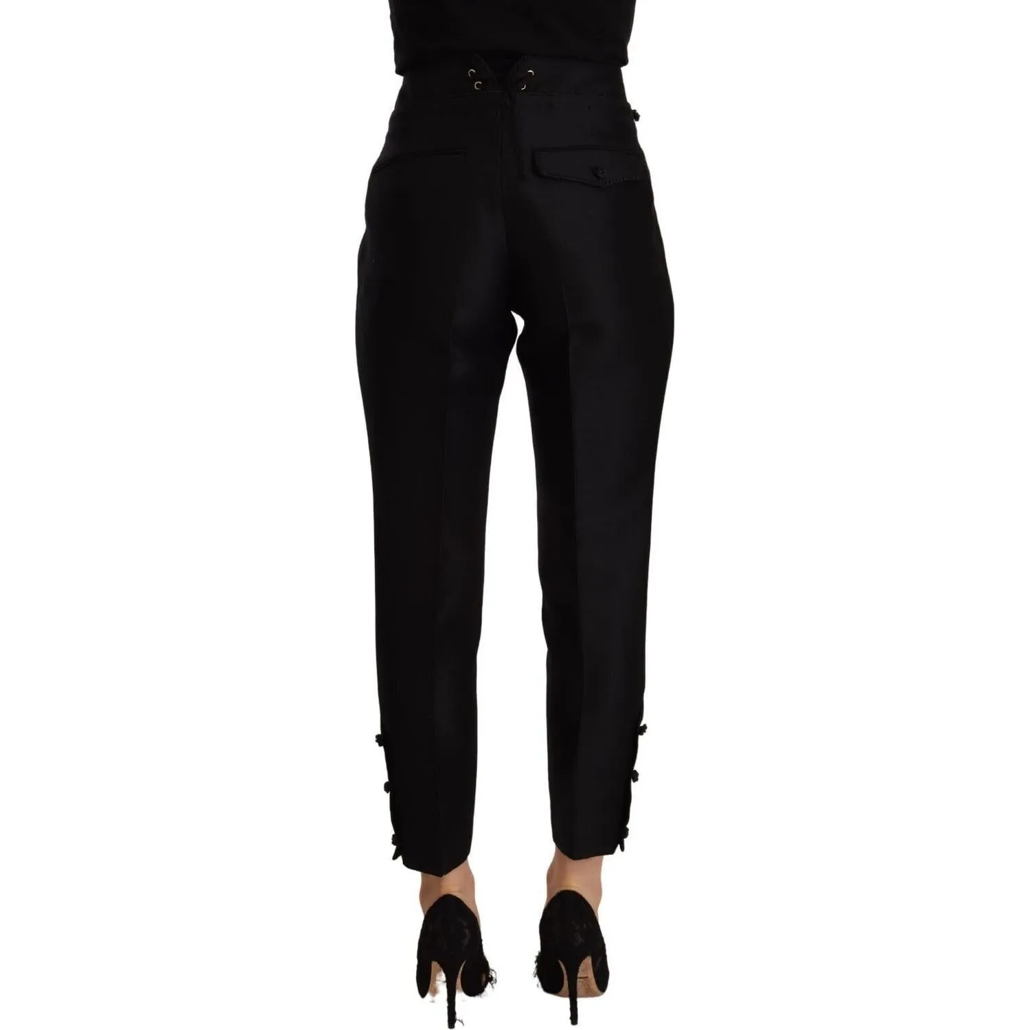 Dsquared² Elevated Elegance High-Waist Skinny Trousers