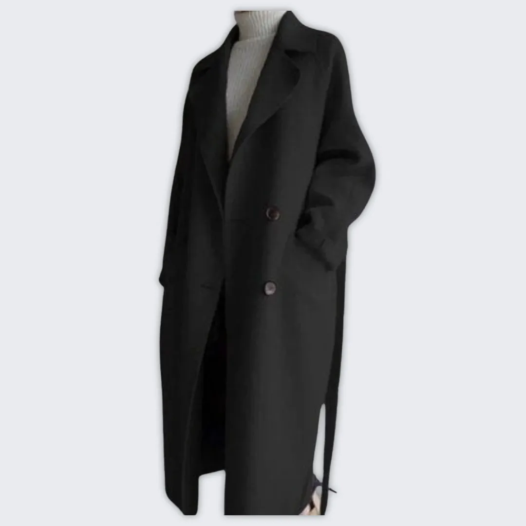 Elegant Cashmere Women's Coat - Luxurious Fall & Winter Fashion