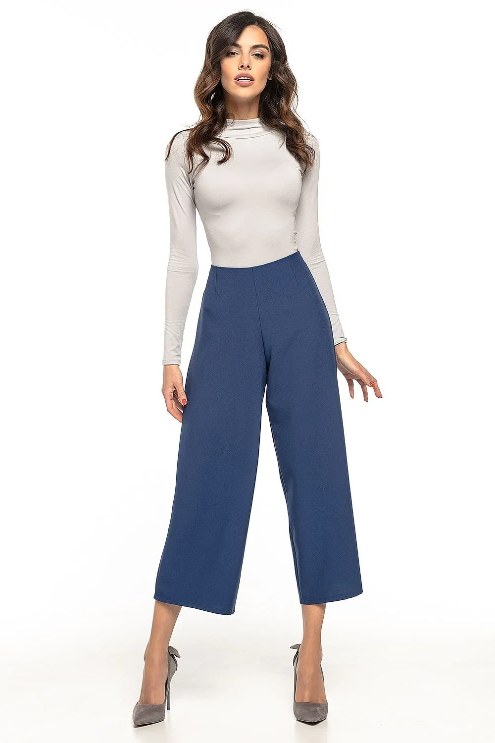 Elegant High-Waisted Wide-Leg Pants for Women