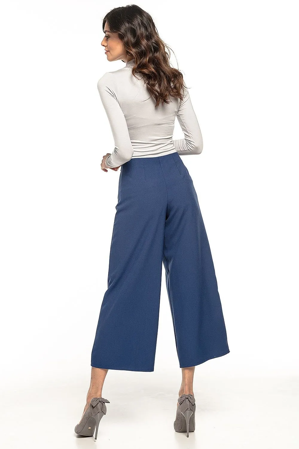 Elegant High-Waisted Wide-Leg Pants for Women