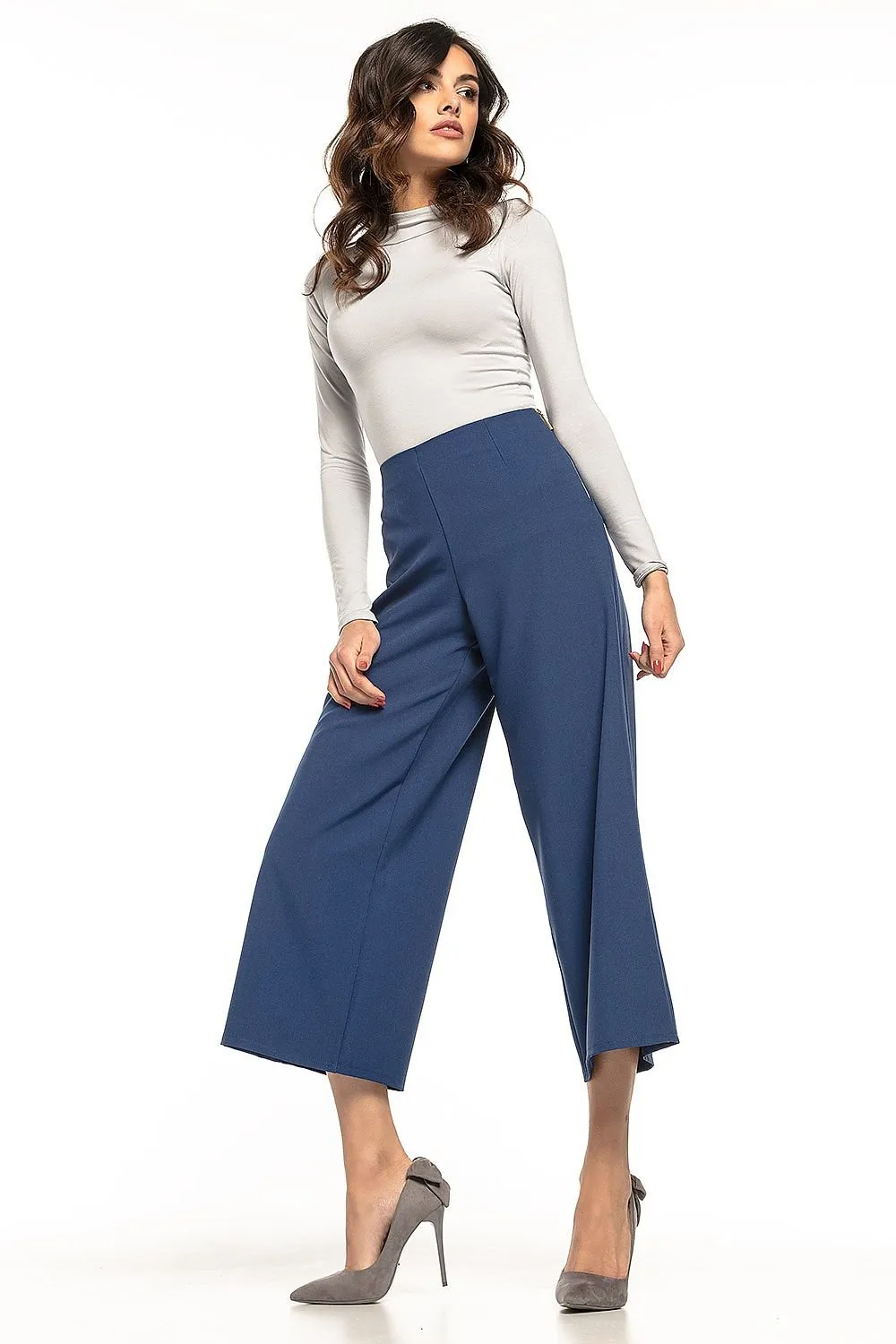 Elegant High-Waisted Wide-Leg Pants for Women