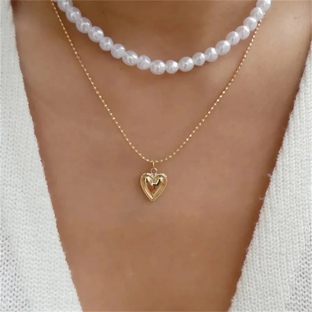 Faux Pearl Snake Necklaces Collection