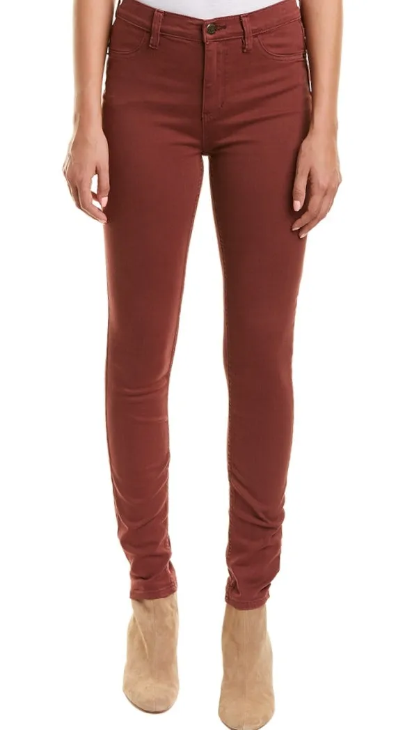 Free People Long And Lean Jegging Red Mocha