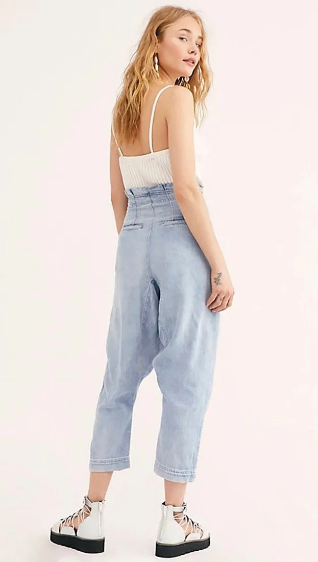 Free People Mover and Shaker Jeans Indigo Blue