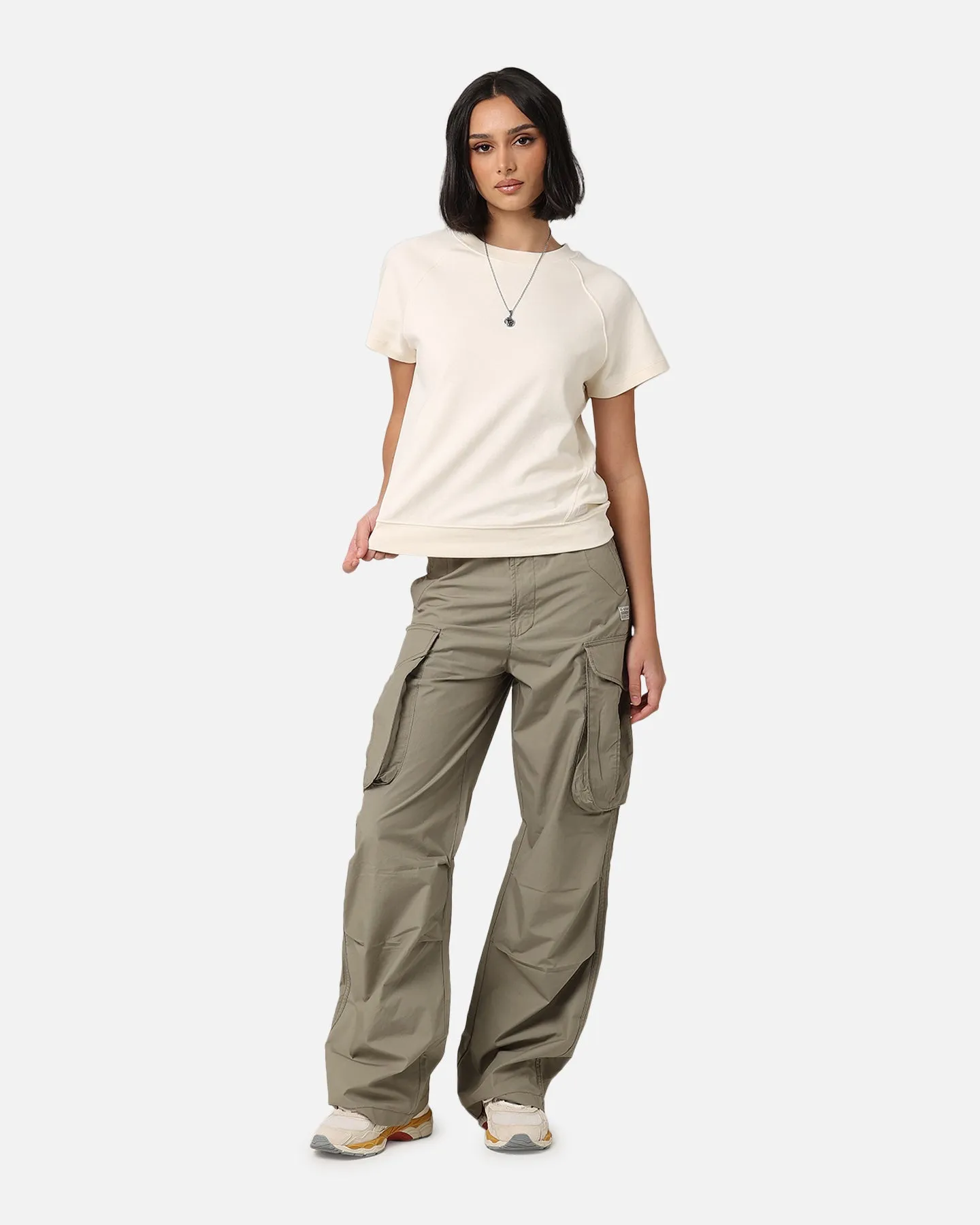 G-Star Women's High Waist Cargo Pants Shamrock