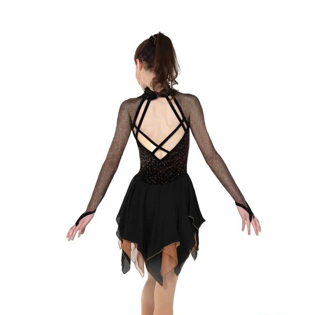 Jerry's Women's 202 Blackened Bronze Figure Skating Dress