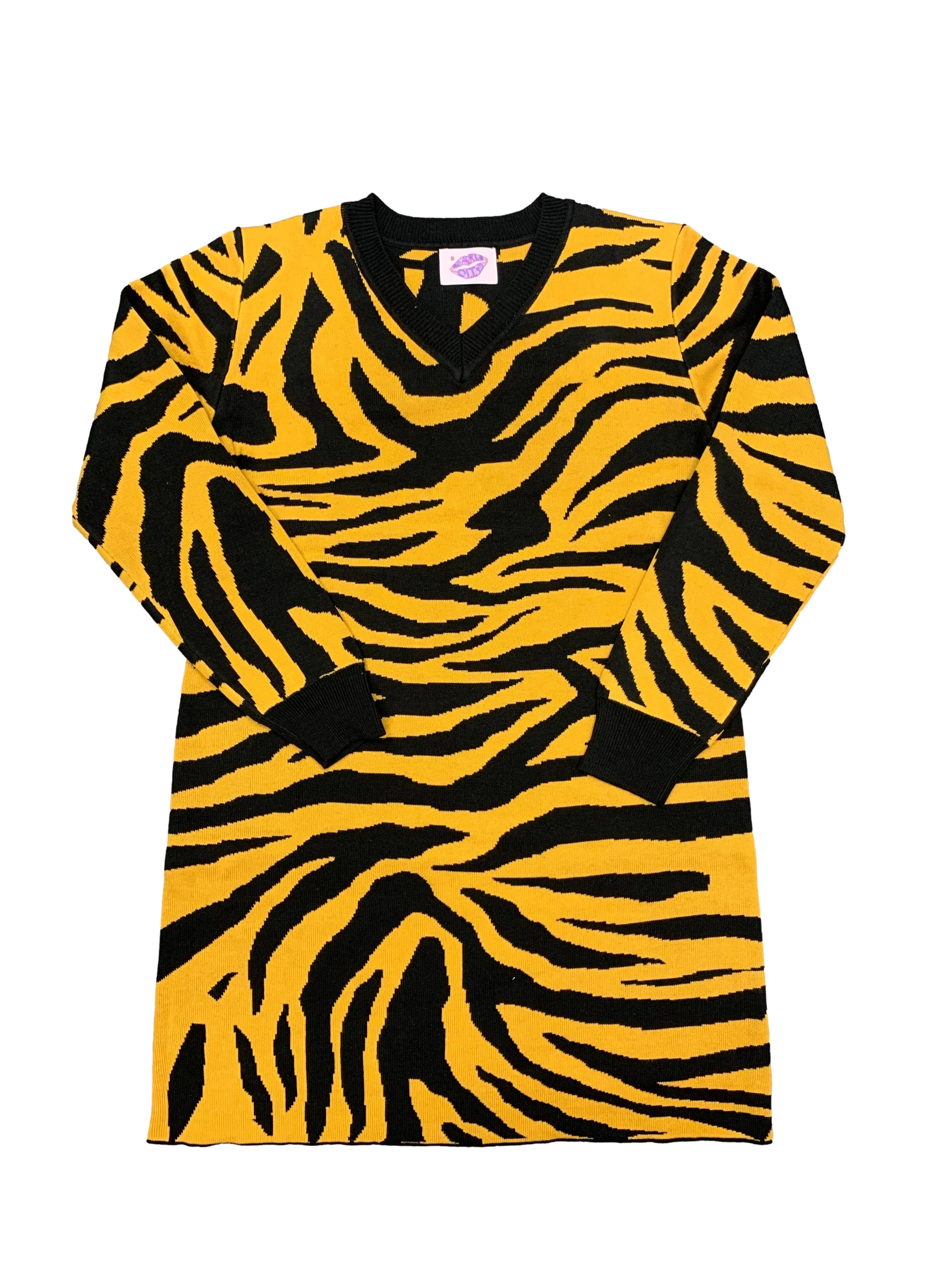 Knit Tiger Stripe Dress