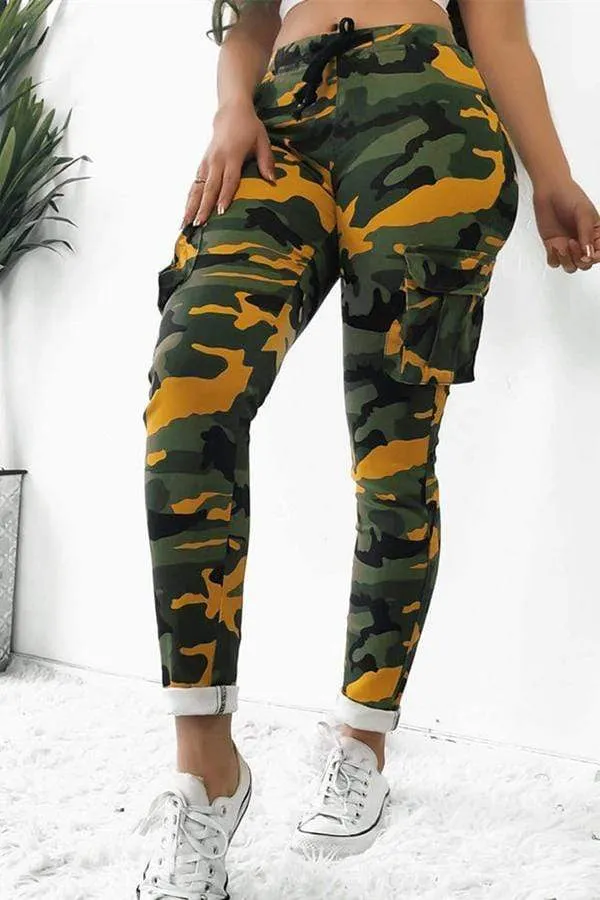 Leisure Camouflage Printed Pants