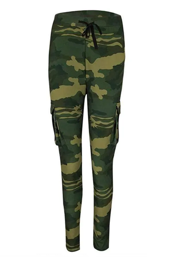 Leisure Camouflage Printed Pants