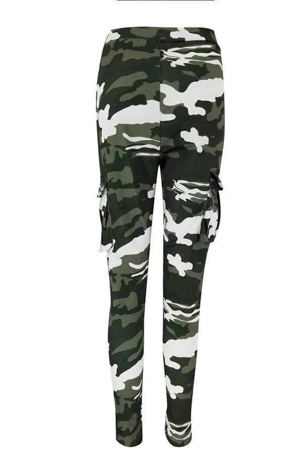 Leisure Camouflage Printed Pants