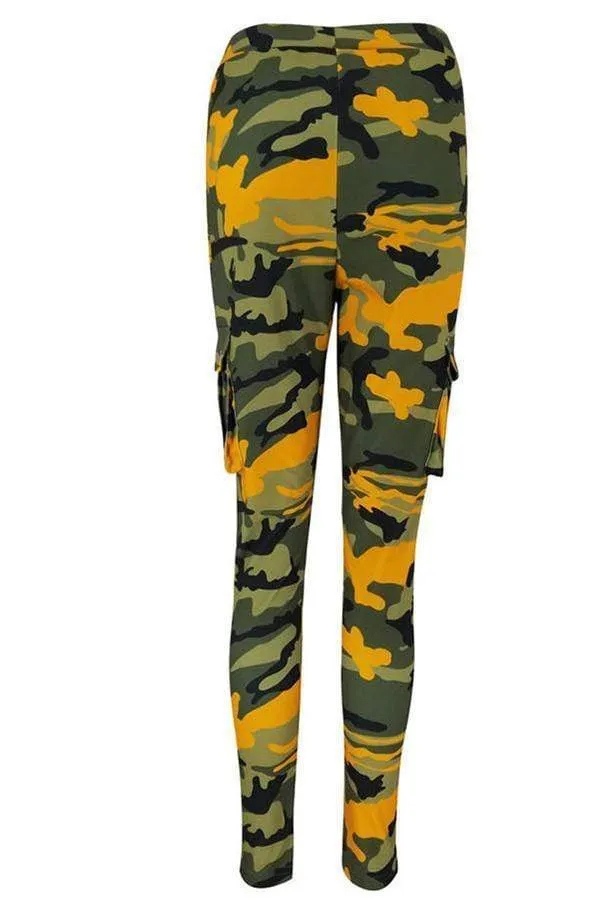 Leisure Camouflage Printed Pants