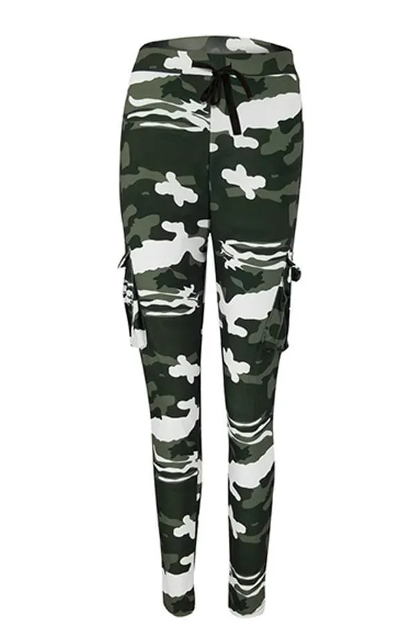 Leisure Camouflage Printed Pants