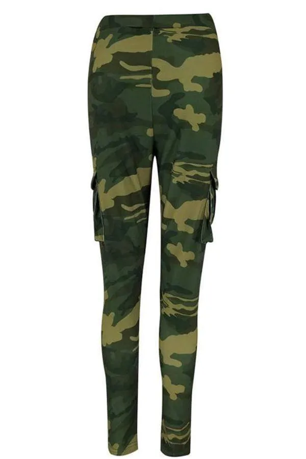 Leisure Camouflage Printed Pants