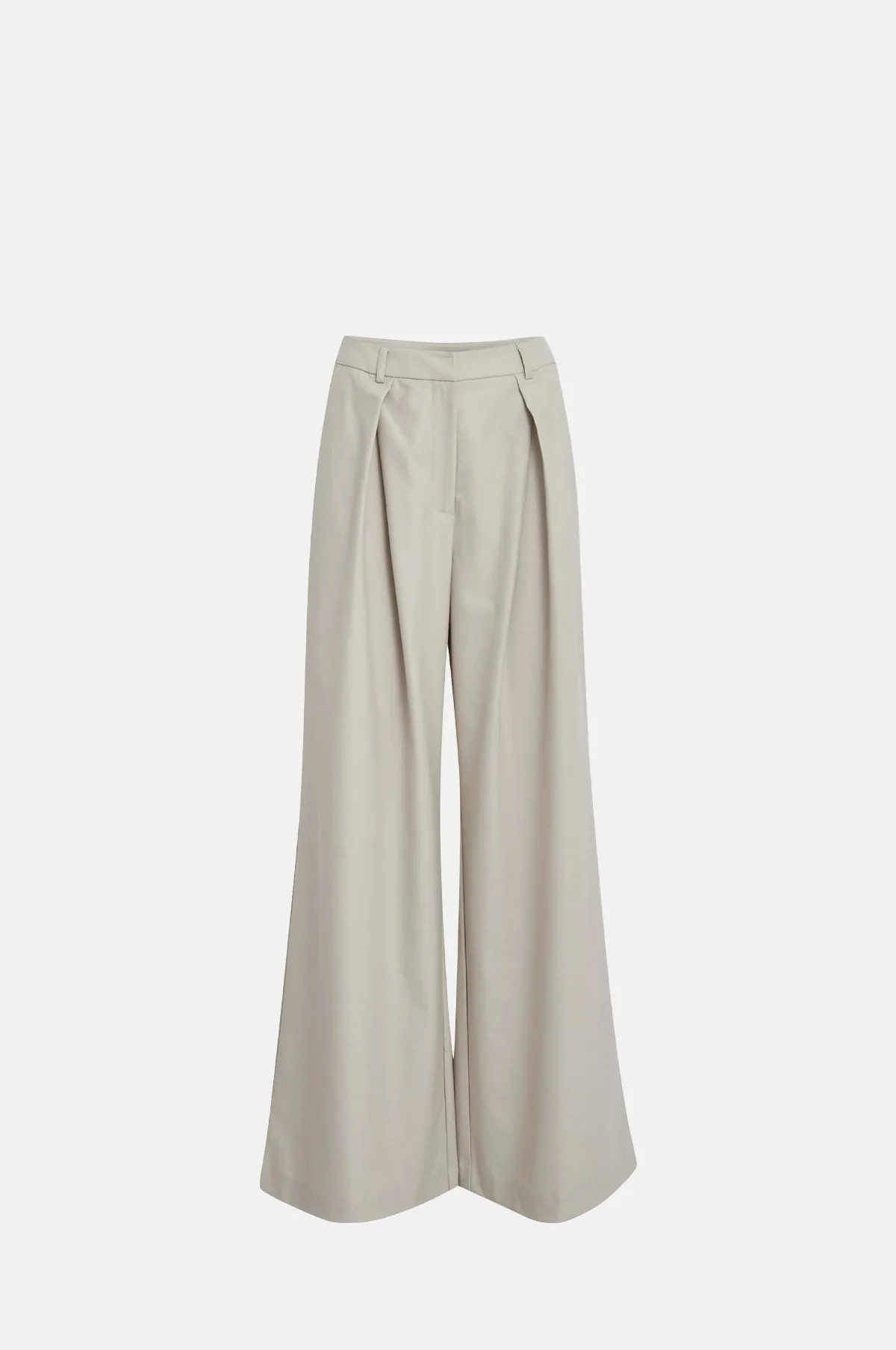 Luka High Waist Wide Leg Pant Light Birch