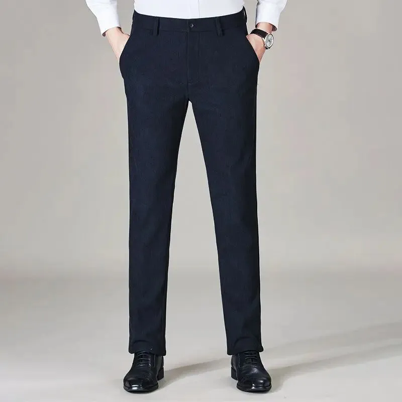 Men's Thermal Plush Corduroy Casual Pants