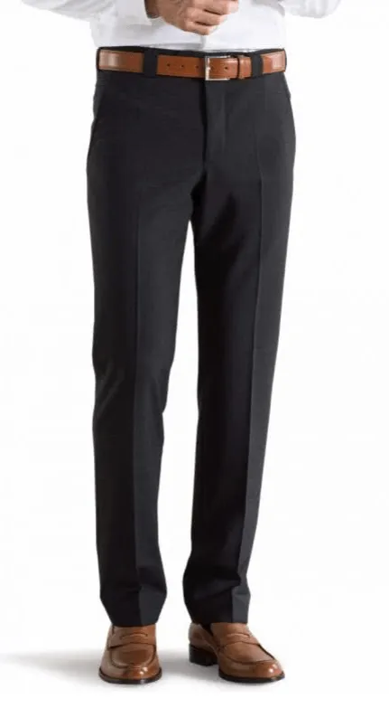 Meyer - Trousers, Roma Wool, Charcoal