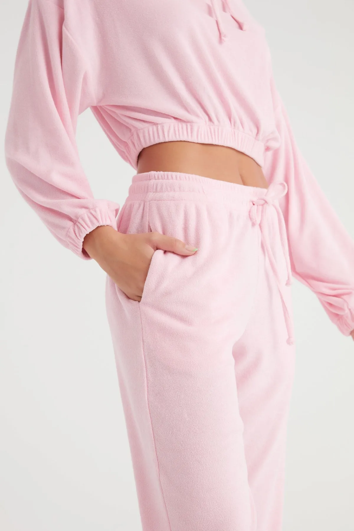 Miki Terry Jogger Pink