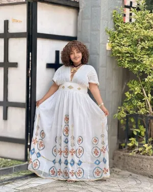 Modern Beautiful Habesha Dress Ethiopian Traditional Habesha Kemis