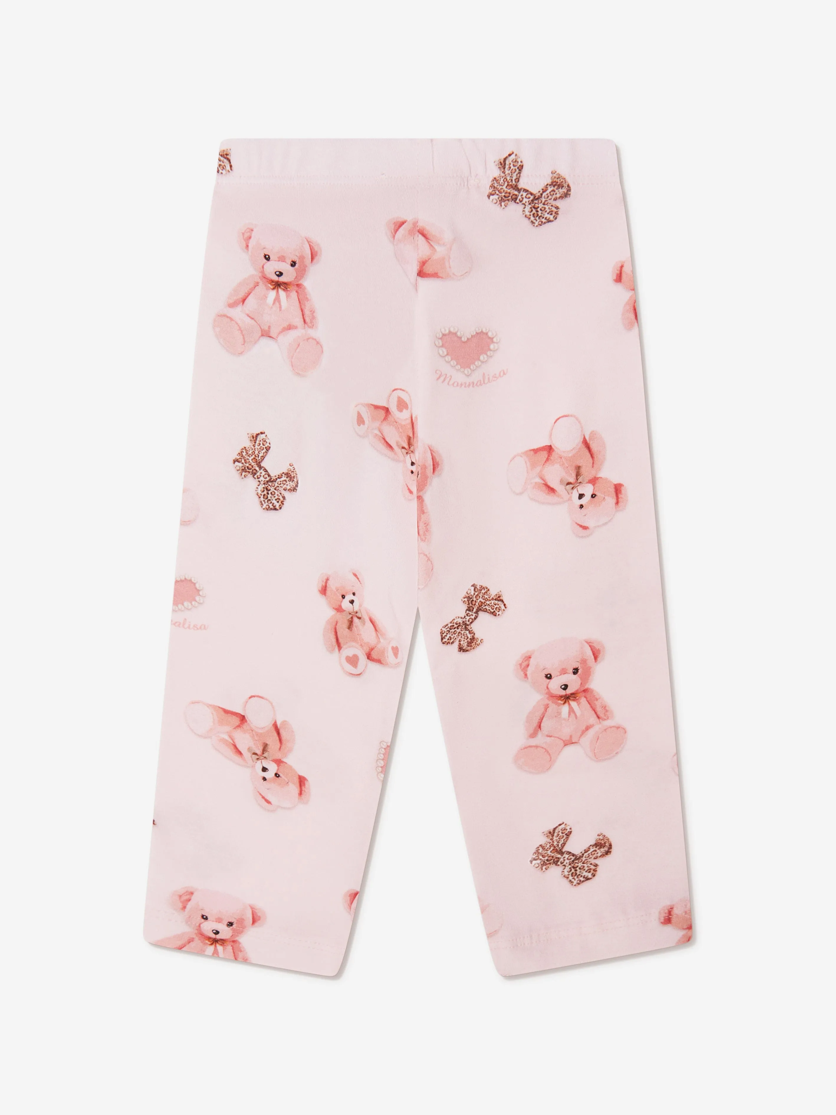 Monnalisa Baby Girls Teddy Bear Leggings