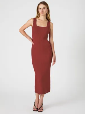 Mozza Square Neck Sleeveless Dress