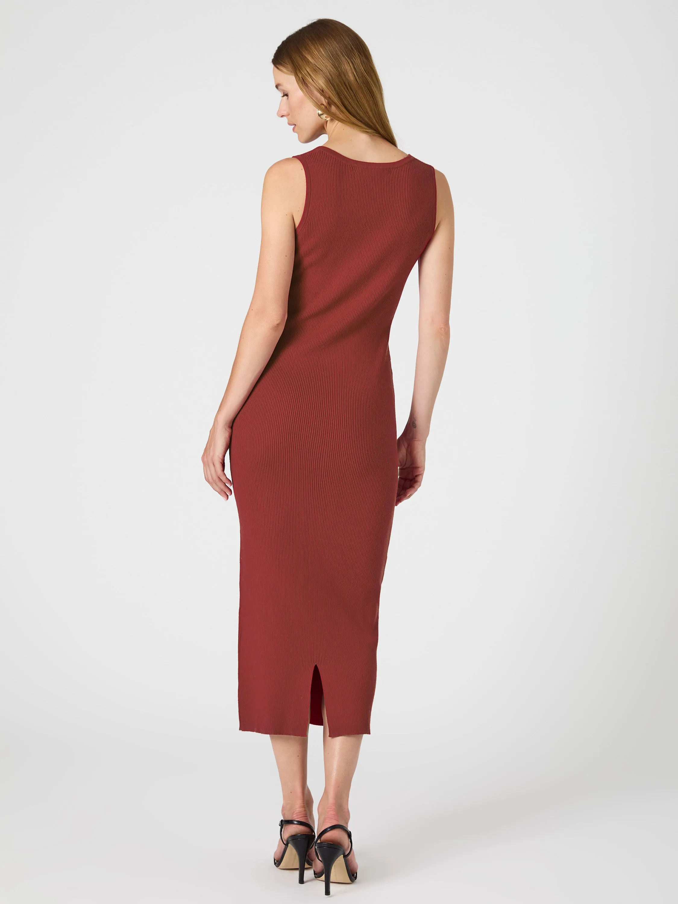 Mozza Square Neck Sleeveless Dress