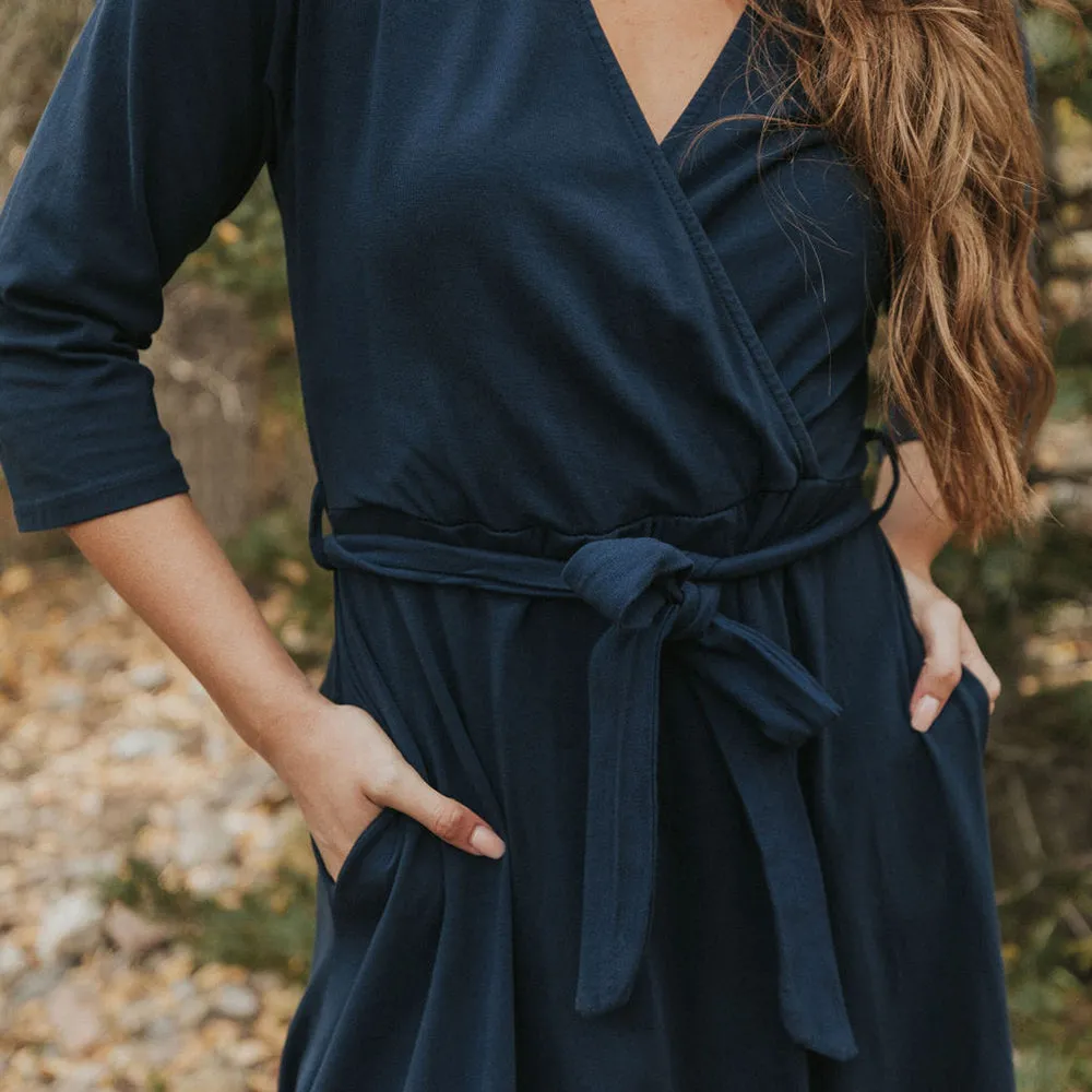 Penny Dress (Navy)