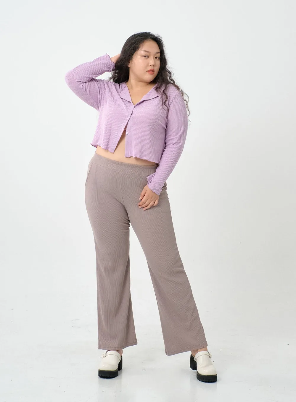 Plus Bending High Waist Pants IO06