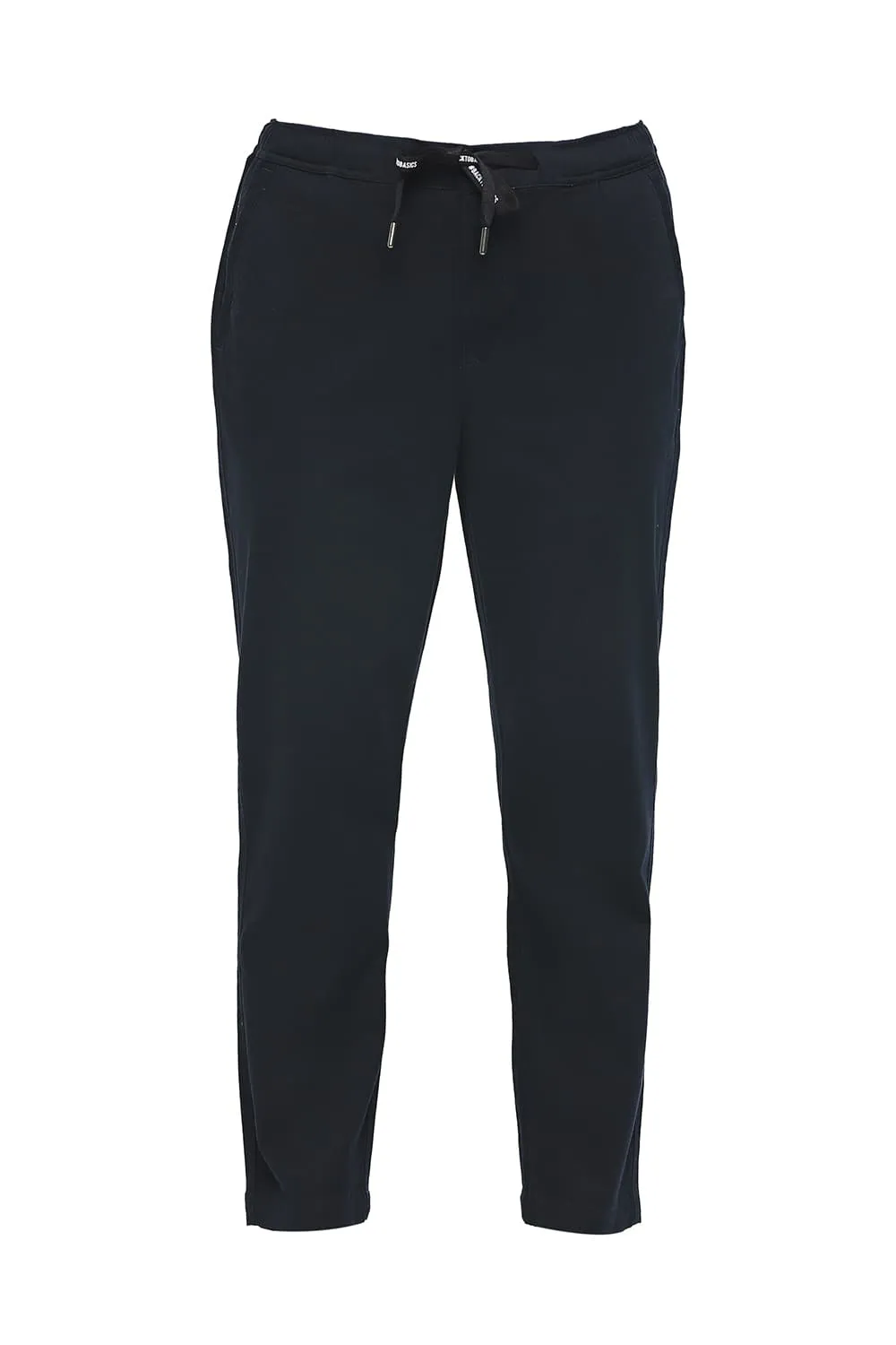 Relaxed Fit Cotton Stretch Dobby Trousers